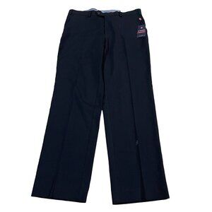 Chaps Classic Dress Pants Performance Series Black Stretch Men's Size 36x32 NWT